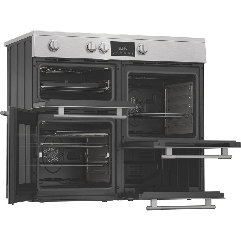 Hotpoint-Cooker-RH100IA21X-Inox-Electric-Perspective-open
