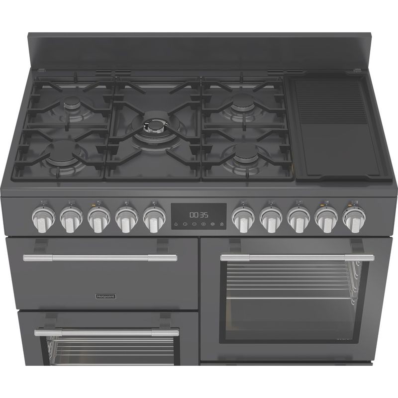 Hotpoint-Cooker-RH100FA21A-Antracite-Mixed-Control-panel