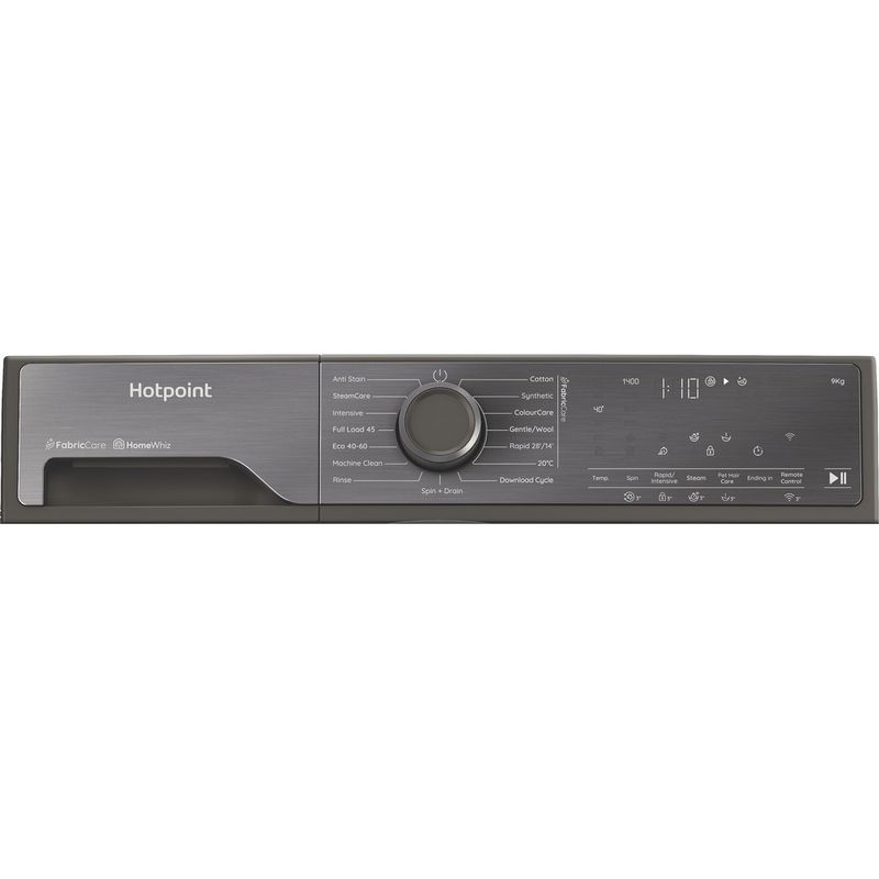 Hotpoint-Washing-machine-Freestanding-HB93WGCAREUK-Manhattan-Grey-Front-loader-A-Program