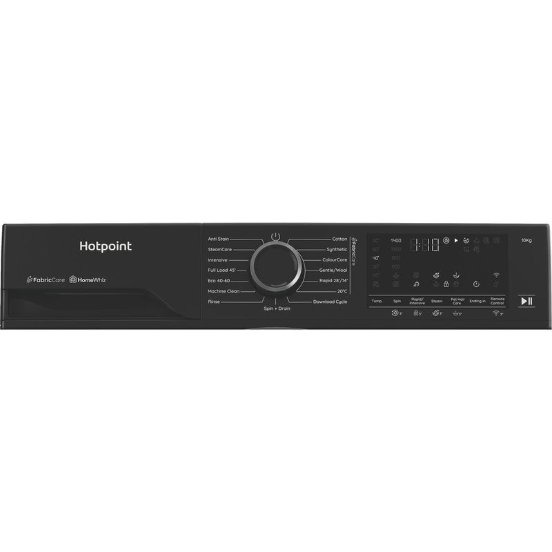 Hotpoint-Washing-machine-Freestanding-HB103WBCAREUK-Black-Front-loader-A-Program