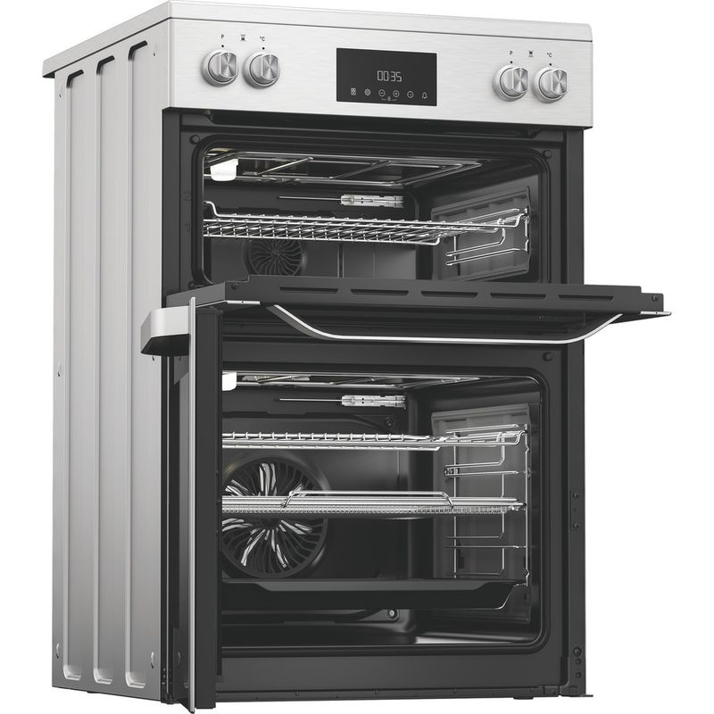 Hotpoint-Cooker-HDME6VDC2AX-Stainless-steel-Electric-Perspective-open