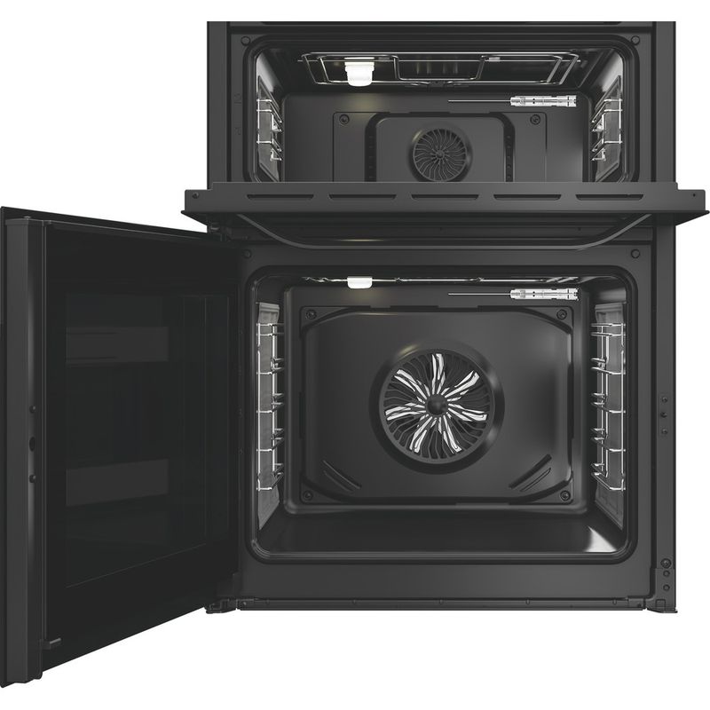 Hotpoint-Cooker-HDME6VDC2AB-Black-Electric-Frontal-open