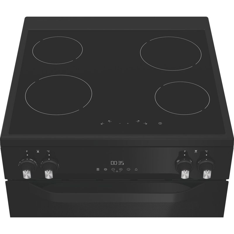 Hotpoint-Cooker-HDME6VDC2AB-Black-Electric-Control-panel