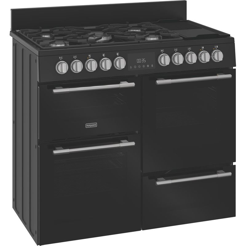 Hotpoint-Cooker-RH100FA21BB-Black-Mixed-Perspective