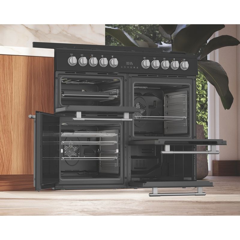 Hotpoint-Cooker-RH100FA21BB-Black-Mixed-Lifestyle-perspective-open