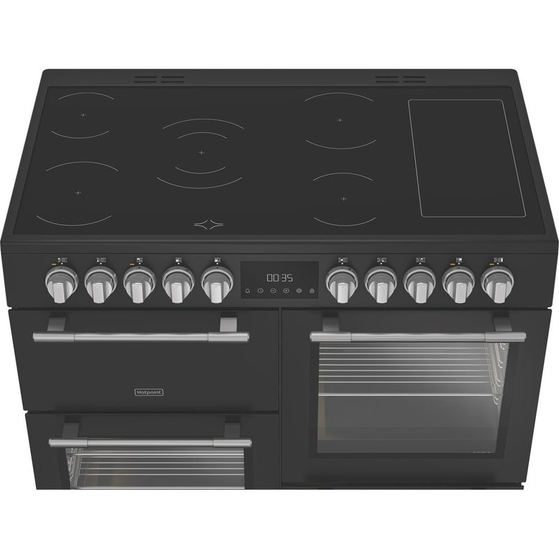Hotpoint-Cooker-RH100CA21B-Black-Electric-Control-panel