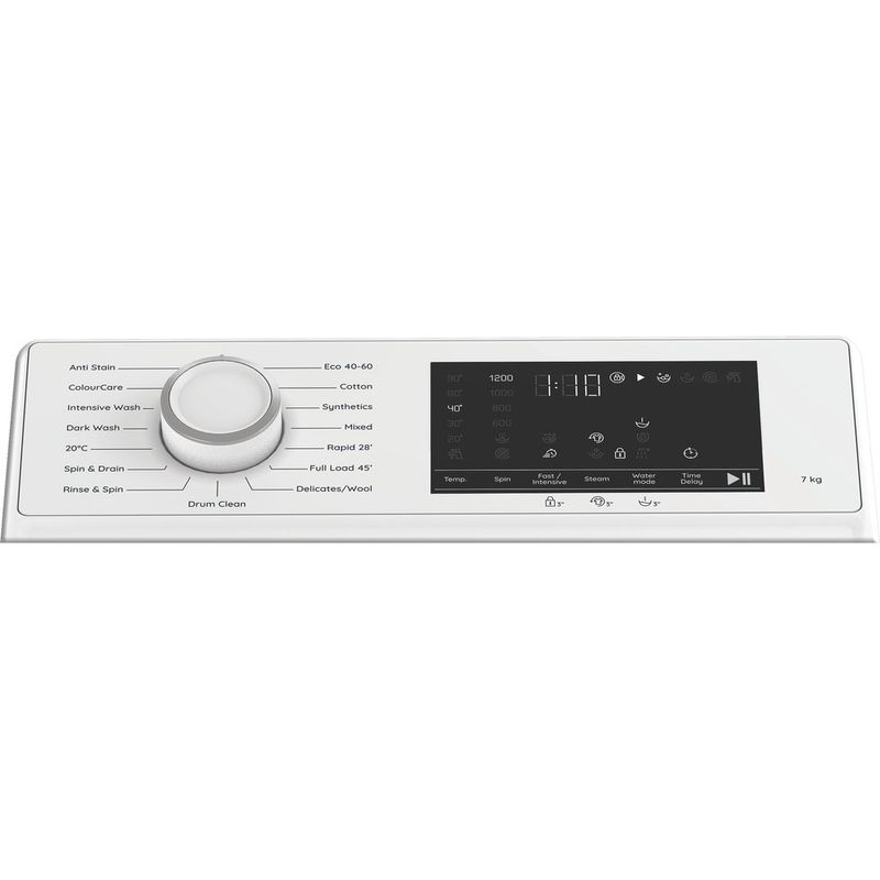 Hotpoint Washing machine Freestanding TH 721M ANTI STAIN UK White Top loader A Program