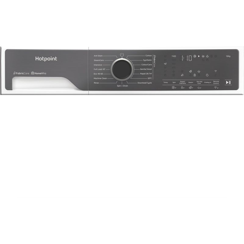 Hotpoint-Washing-machine-Freestanding-HB123WWCAREUK-White-Front-loader-A-Program