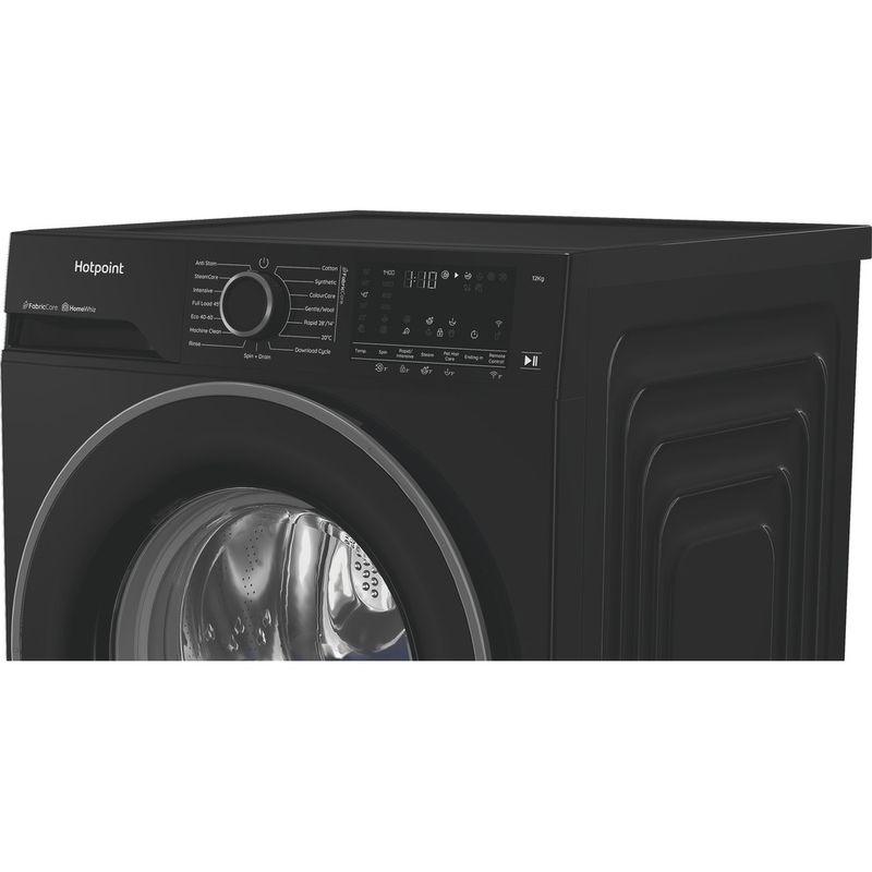 Hotpoint-Washing-machine-Freestanding-HB123WBCAREUK-Black-Front-loader-A-Lifestyle-control-panel