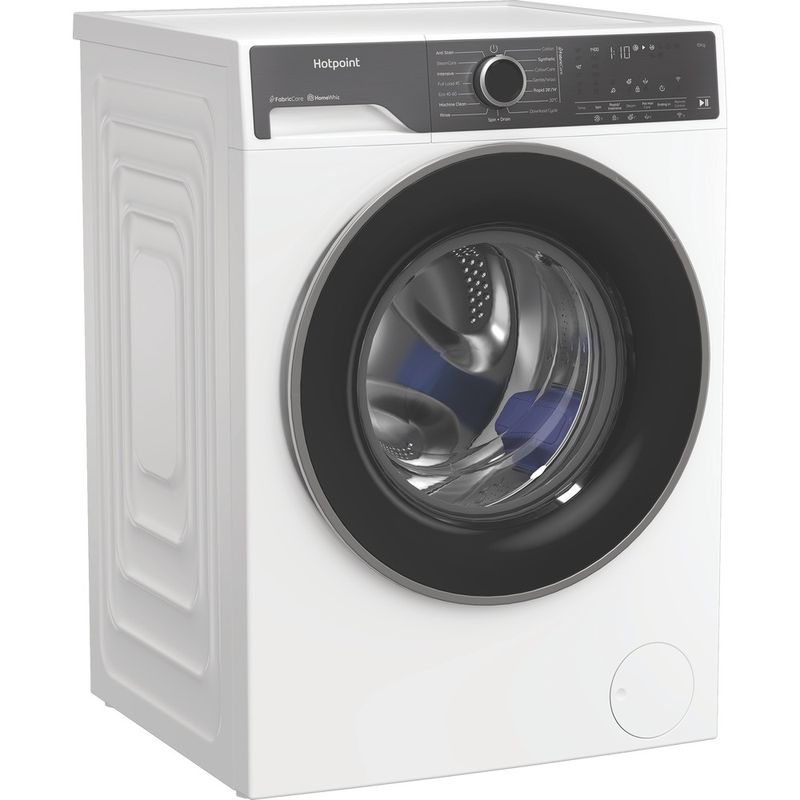 Hotpoint Washing machine Freestanding HB103WWCAREUK White Front loader A Perspective