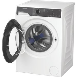 Hotpoint Washing machine Freestanding HB103WWCAREUK White Front loader A Perspective open
