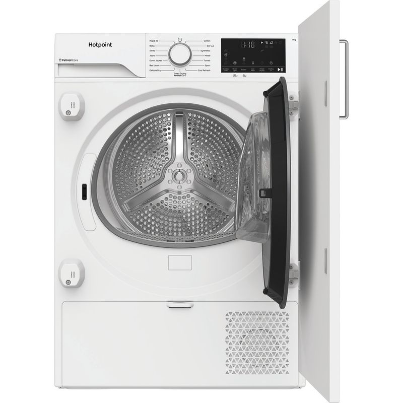 Hotpoint-Dryer-C-HK-83M-WW-UK-White-Frontal-open