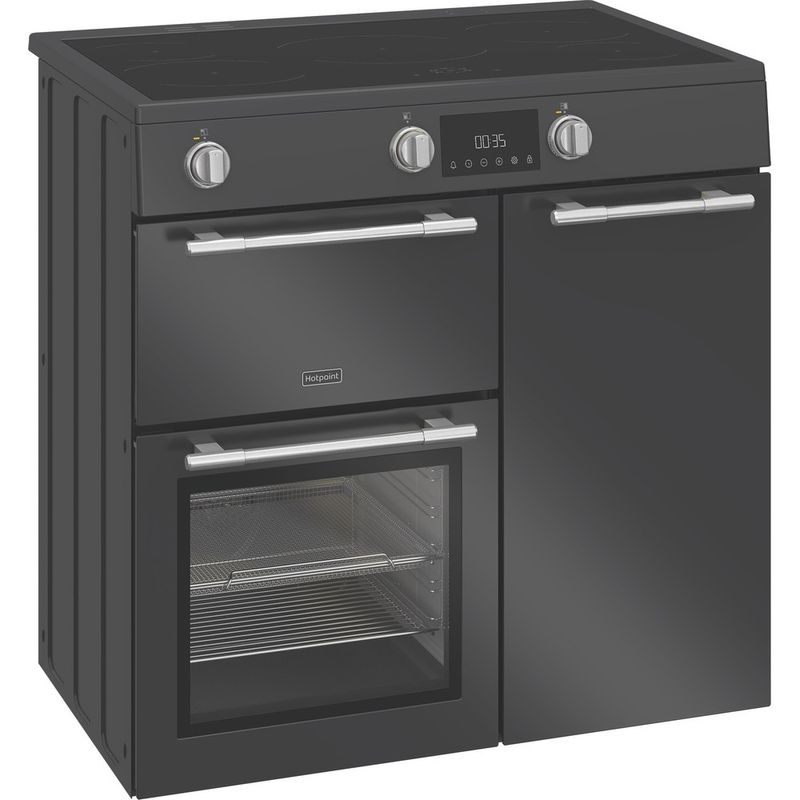 Hotpoint-Double-Cooker-RH90IA20A-Antracite-A-Perspective