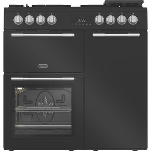 Hotpoint-Double-Cooker-RH90FA20B-Black-A-Frontal
