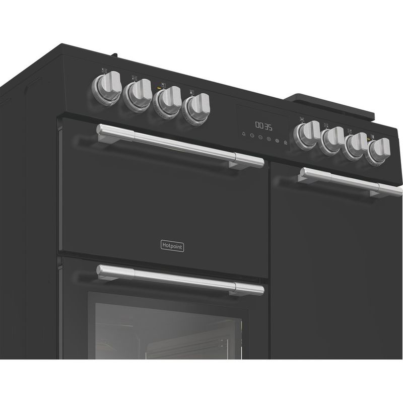 Hotpoint-Double-Cooker-RH90FA20B-Black-A-Lifestyle-control-panel