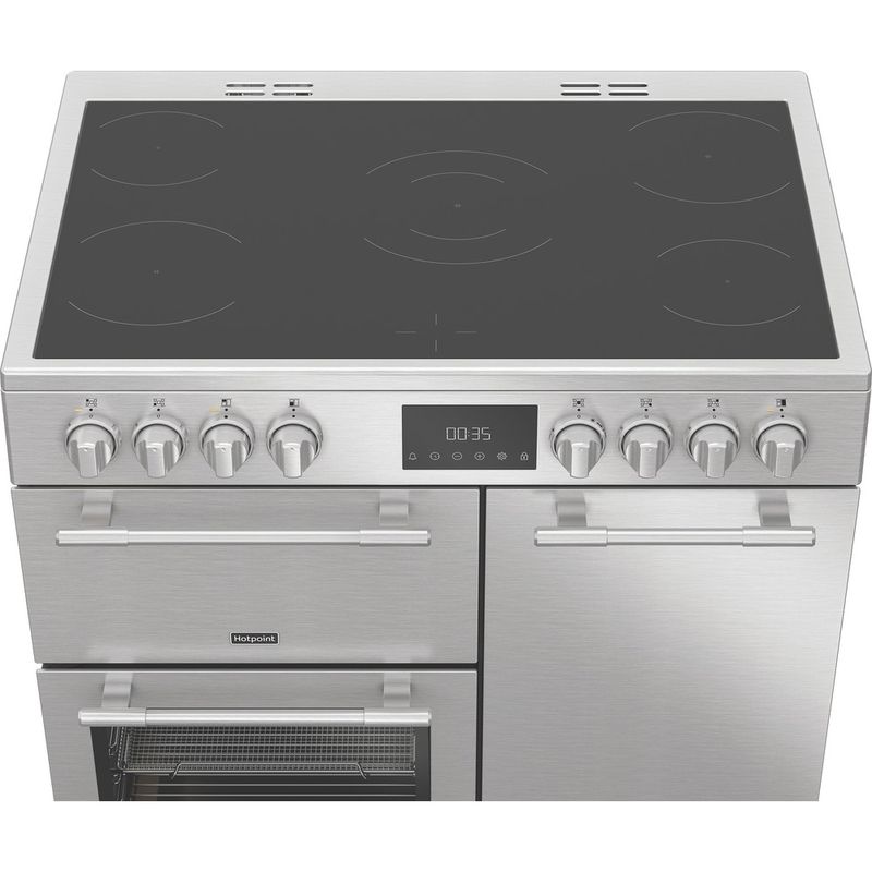 Hotpoint-Double-Cooker-RH90CA20X-Inox-A-Control-panel