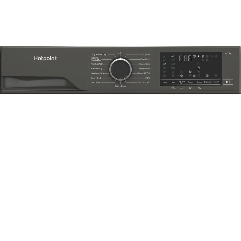 Hotpoint-Washer-dryer-Freestanding-HBD-1781G-ANTISTAIN-UK-Manhattan-Grey-Front-loader-Program