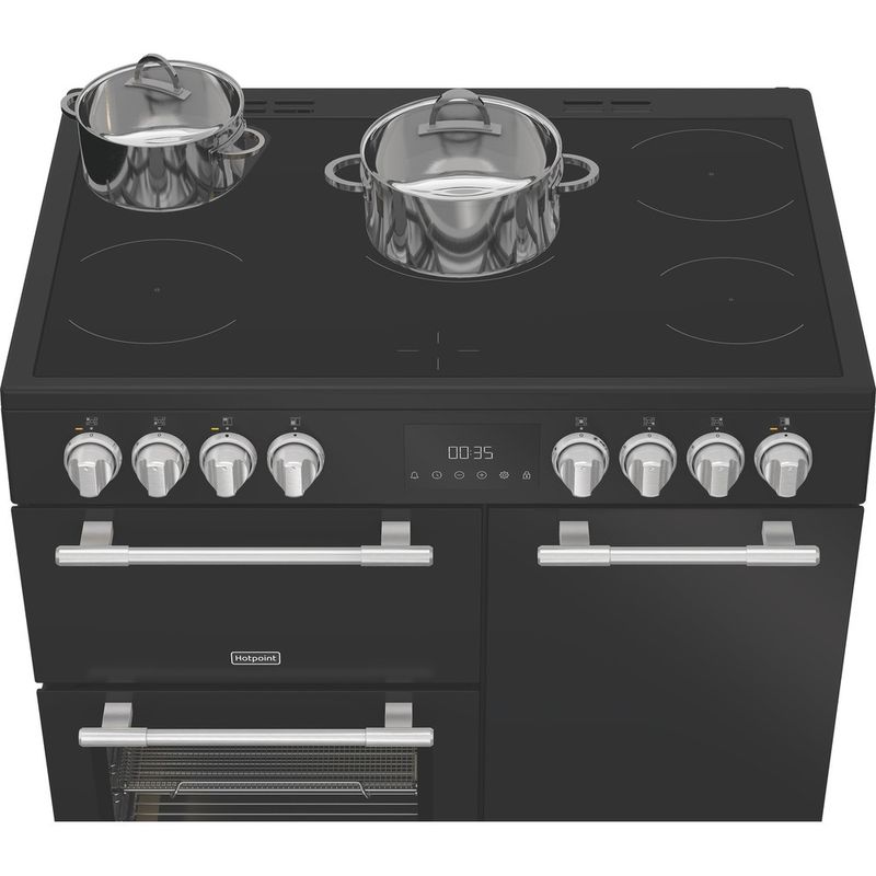 Hotpoint-Double-Cooker-RH90CA20B-Black-A-Lifestyle-control-panel