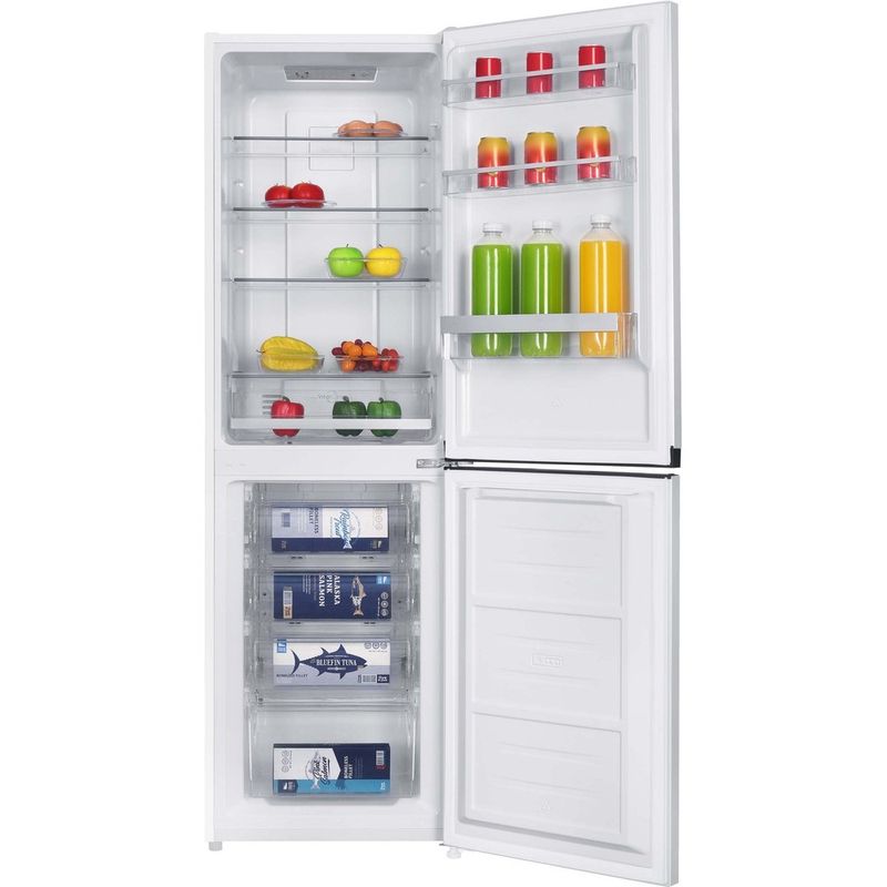 Hotpoint-Fridge-Freezer-Freestanding-HPKF-3242-W5UK-White-2-doors-Lifestyle-frontal-open