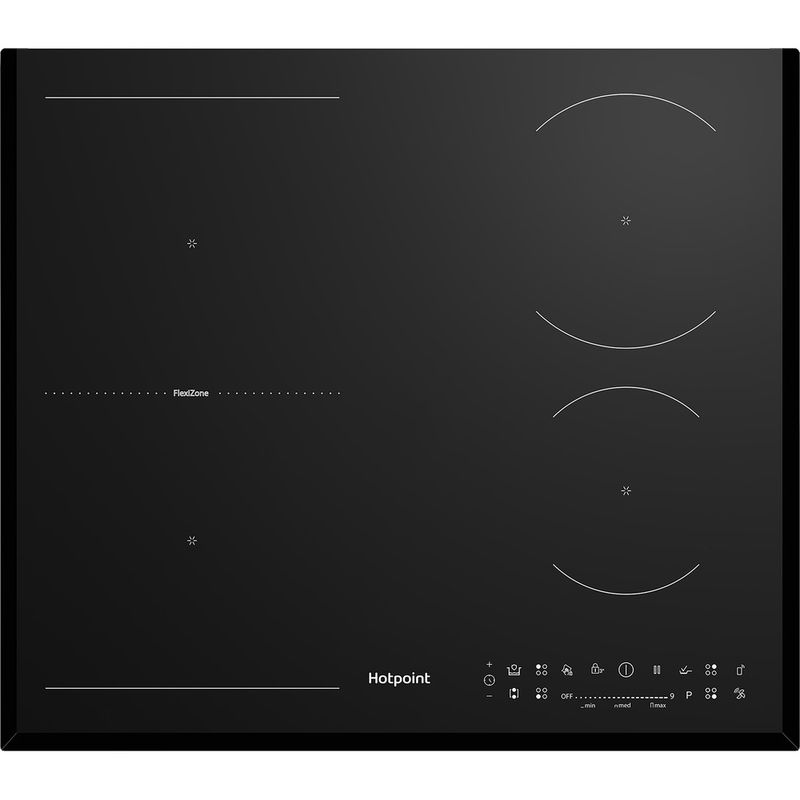 Hotpoint-HOB-TSI60FIHC-Black-Induction-vitroceramic-Frontal-top-down