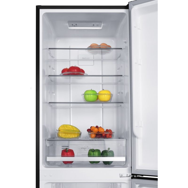 Hotpoint-Fridge-Freezer-Freestanding-HPKF-3243-XR5UK-Black-2-doors-Lifestyle-frontal