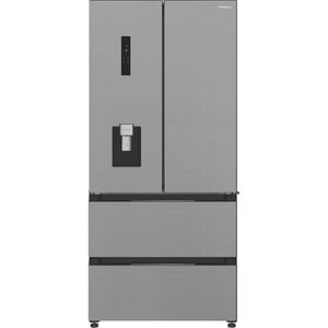 Hotpoint-Fridge-Freezer-Freestanding-HPG2-6514W-XP5UK-New-Silver-–-ARC-1035-3-doors-Frontal