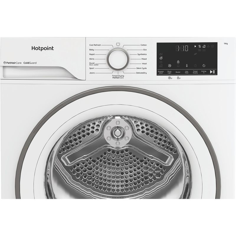 Hotpoint-Dryer-C-HD-113M-WW-UK-White-Control-panel