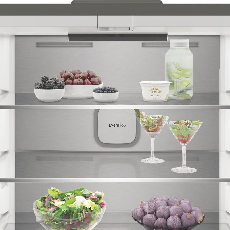 Hotpoint-Fridge-Freezer-Freestanding-HPG2-6514W-XK5UK-ARC-764-Manhattan-Gray-3-doors-Lifestyle-control-panel