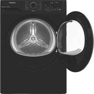 Hotpoint-Dryer-C-HSD-84M-BB-UK-Black-Frontal-open
