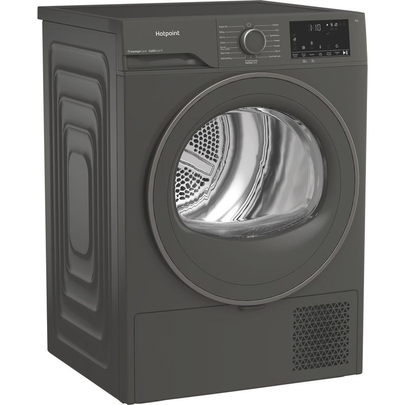 Hotpoint-Dryer-C-HSD-84M-GG-UK-Manhattan-Gray-Perspective