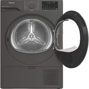 Hotpoint-Dryer-C-HSD-84M-GG-UK-Manhattan-Gray-Frontal-open