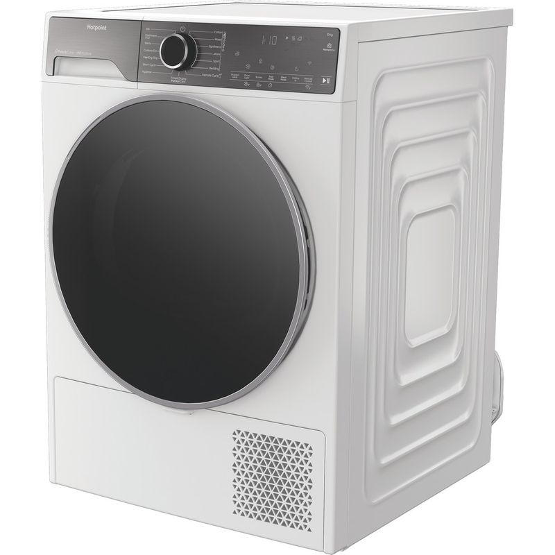 Hotpoint-Dryer-CHD105MWBSUK-White-Perspective