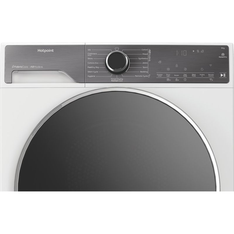 Hotpoint-Dryer-CHD96MWBSUK-White-Control-panel