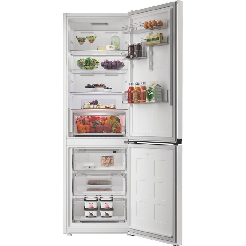 Hotpoint-Fridge-Freezer-Freestanding-HPK-26371-W4UKE-White---ARC-P1-2-doors-Lifestyle-frontal-open