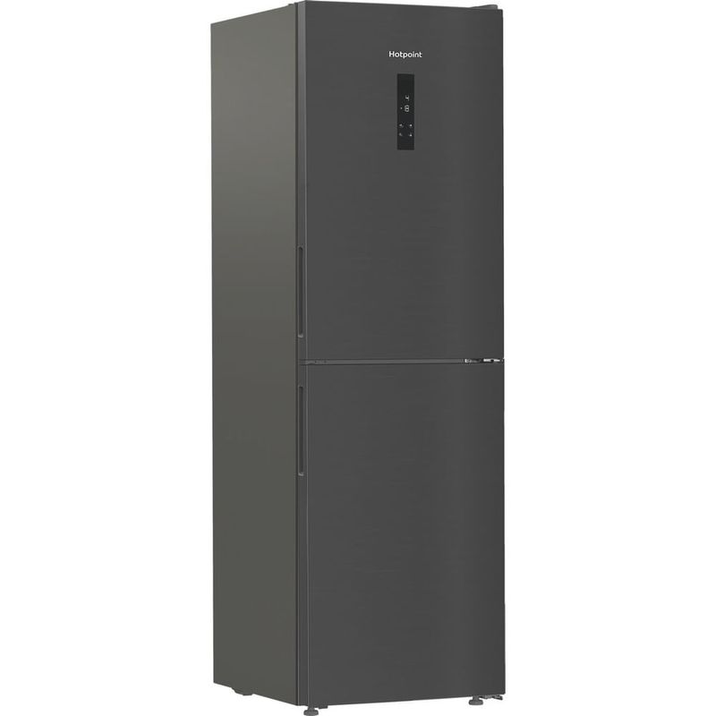 Hotpoint-Fridge-Freezer-Freestanding-HPKF-6353-XBR4UK-ARC-764-Manhattan-Gray-2-doors-Perspective