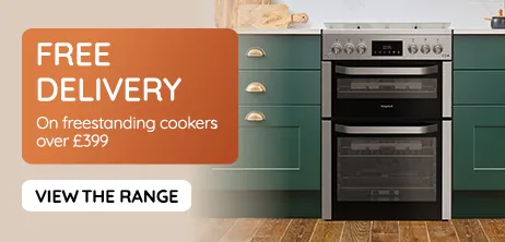 Free delivery on freestanding cookers over £399