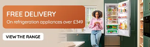 Free delivery on refrigeration appliances over £349